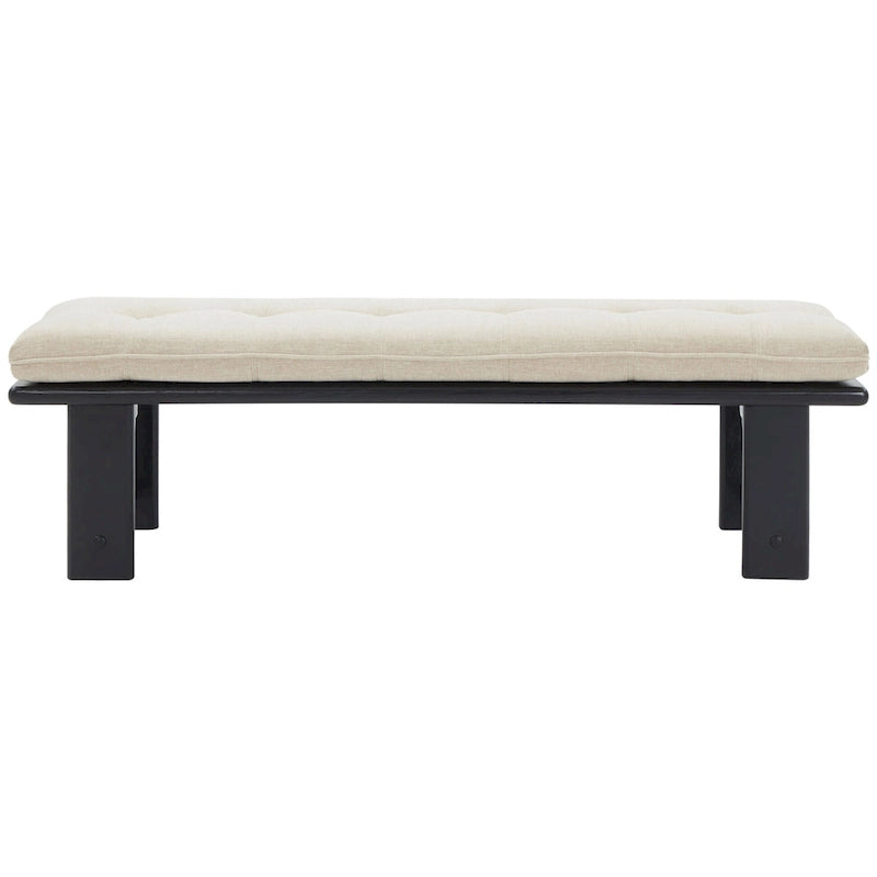 Banc moderne Rasema avec coussin - 61 L x 19 P x 18 H