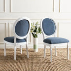 Chaise de salle à manger ovale parisienne Rona (lot de 2) - 20Lx20Px39H