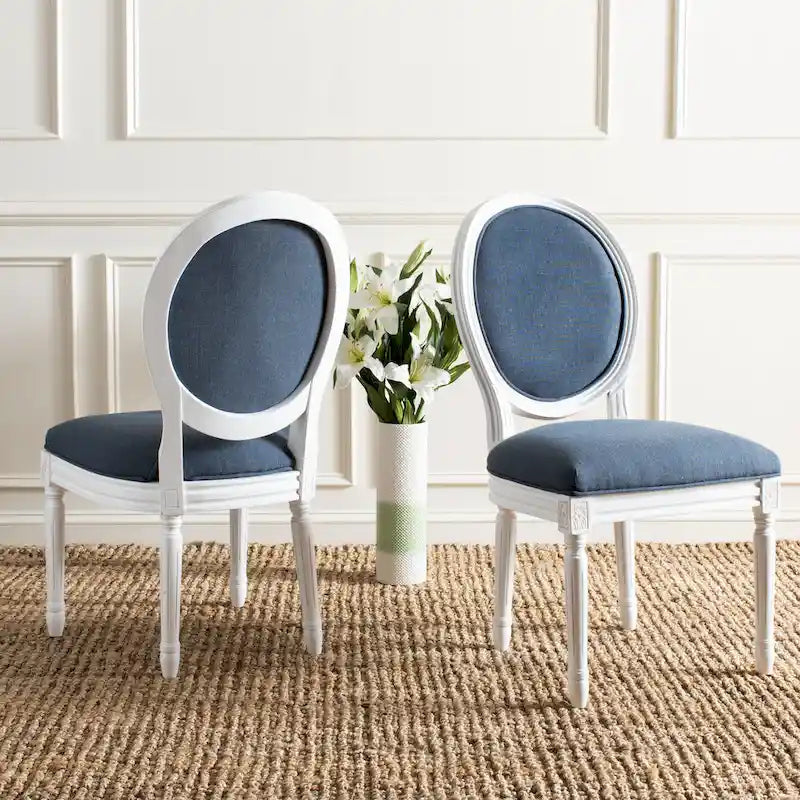 Chaise de salle à manger ovale parisienne Rona (lot de 2) - 20Lx20Px39H