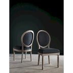 Chaise de salle à manger ovale parisienne Rona (lot de 2) - 20Lx20Px39H