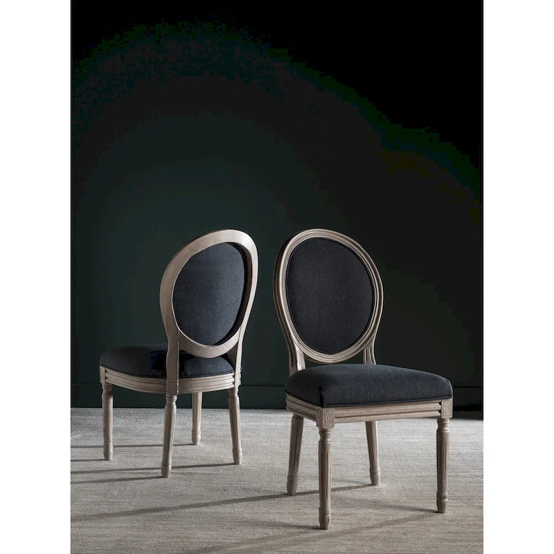 Chaise de salle à manger ovale parisienne Rona (lot de 2) - 20Lx20Px39H
