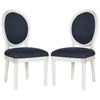 Chaise de salle à manger ovale parisienne Rona (lot de 2) - 20Lx20Px39H