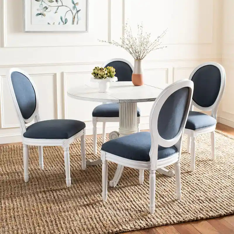 Chaise de salle à manger ovale parisienne Rona (lot de 2) - 20Lx20Px39H