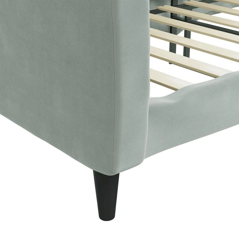 Canapé-lit rembourré pour chambre à coucher et salon, velours