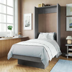 Lit escamotable contemporain Easy Lift Twin avec étagère