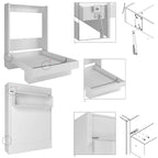 Lit escamotable contemporain Easy Lift Twin avec étagère