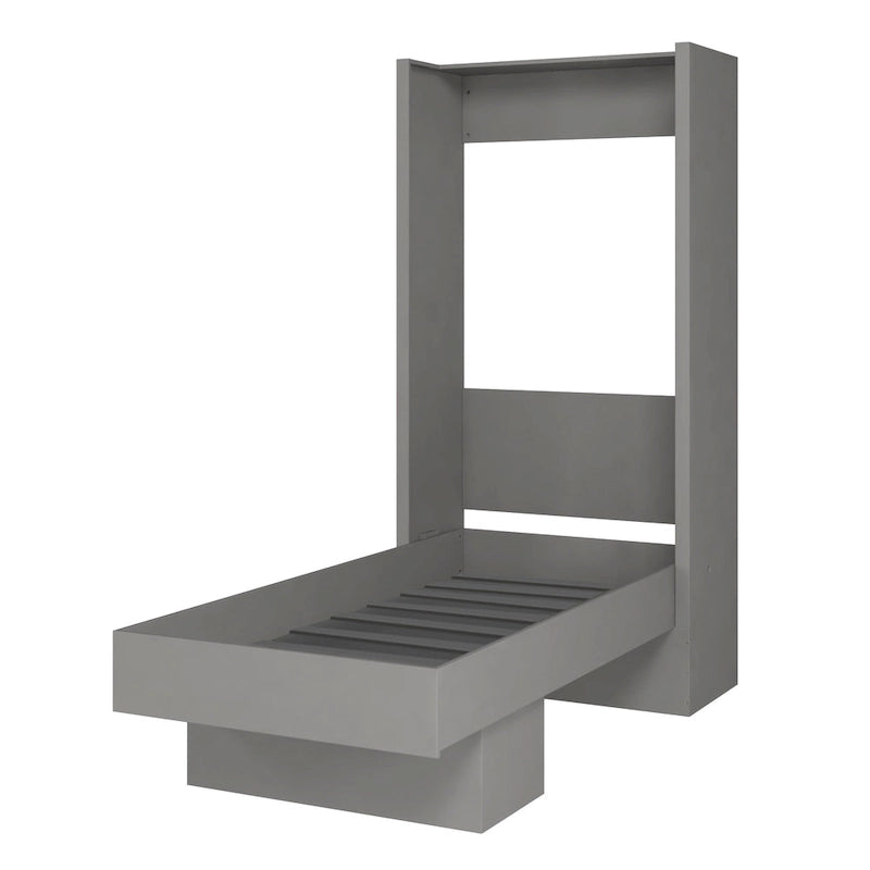 Lit escamotable contemporain Easy Lift Twin avec étagère