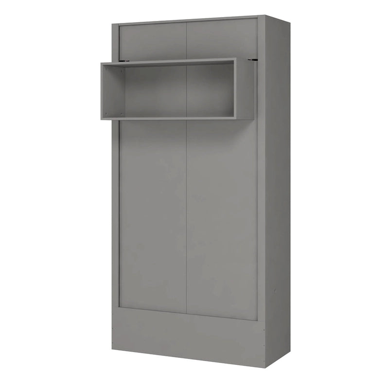 Lit escamotable contemporain Easy Lift Twin avec étagère