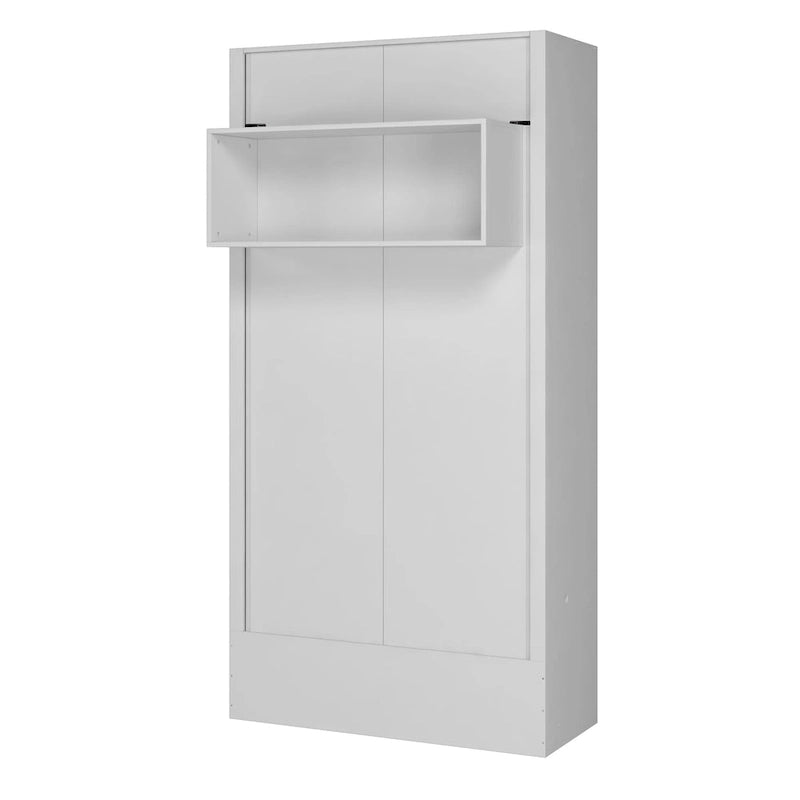 Lit escamotable contemporain Easy Lift Twin avec étagère