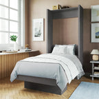 Lit escamotable contemporain Easy Lift Twin avec étagère