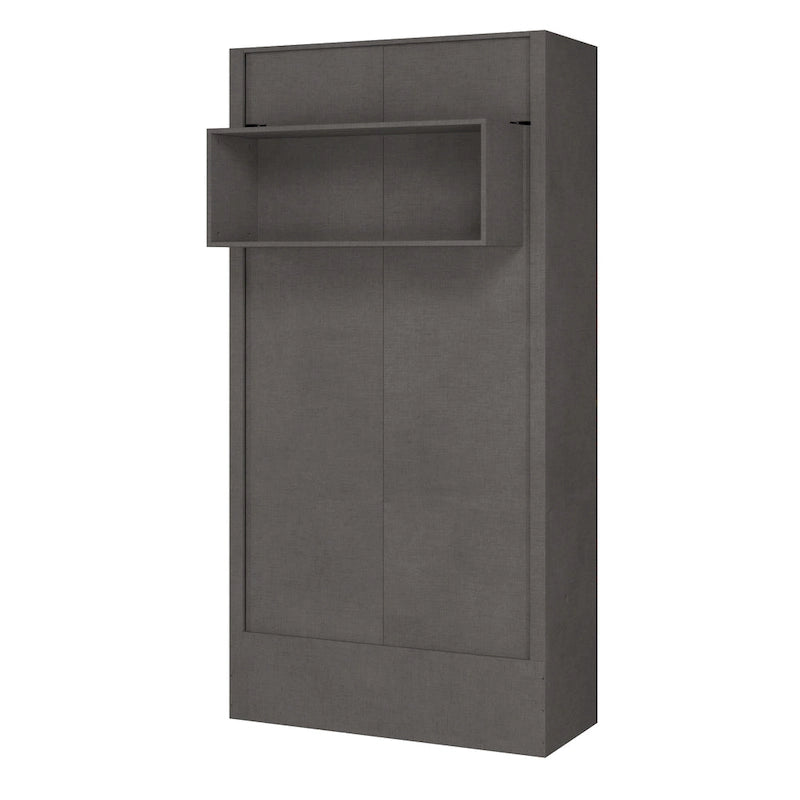 Lit escamotable contemporain Easy Lift Twin avec étagère