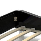 Cadre de lit King Size en PU Rembourré avec LED