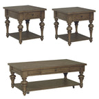 Ensemble de table basse 3 pièces Americana Farmhouse Dusty Taupe