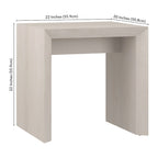 Table d'appoint rectangulaire large Oswin 22 - 22 de large