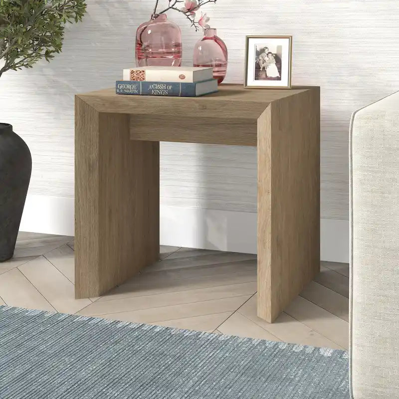 Table d'appoint rectangulaire large Oswin 22 - 22 de large