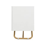 Meuble TV avec base en métal doré