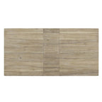 Ensemble de salle à manger 7 pièces en bois pour 6 personnes avec table extensible