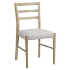 Ensemble de salle à manger 7 pièces en bois pour 6 personnes avec table extensible