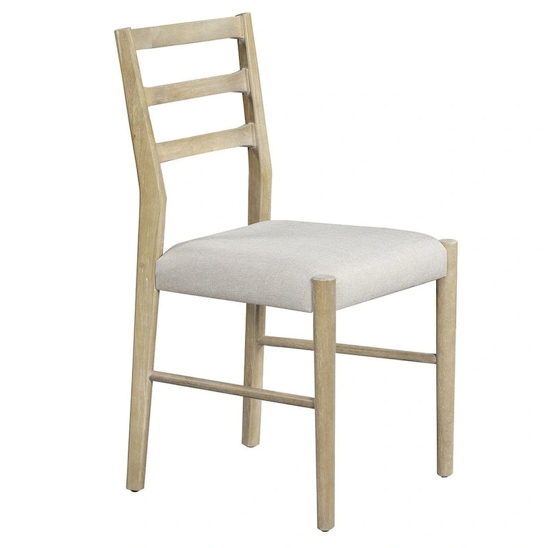 Ensemble de salle à manger 7 pièces en bois pour 6 personnes avec table extensible